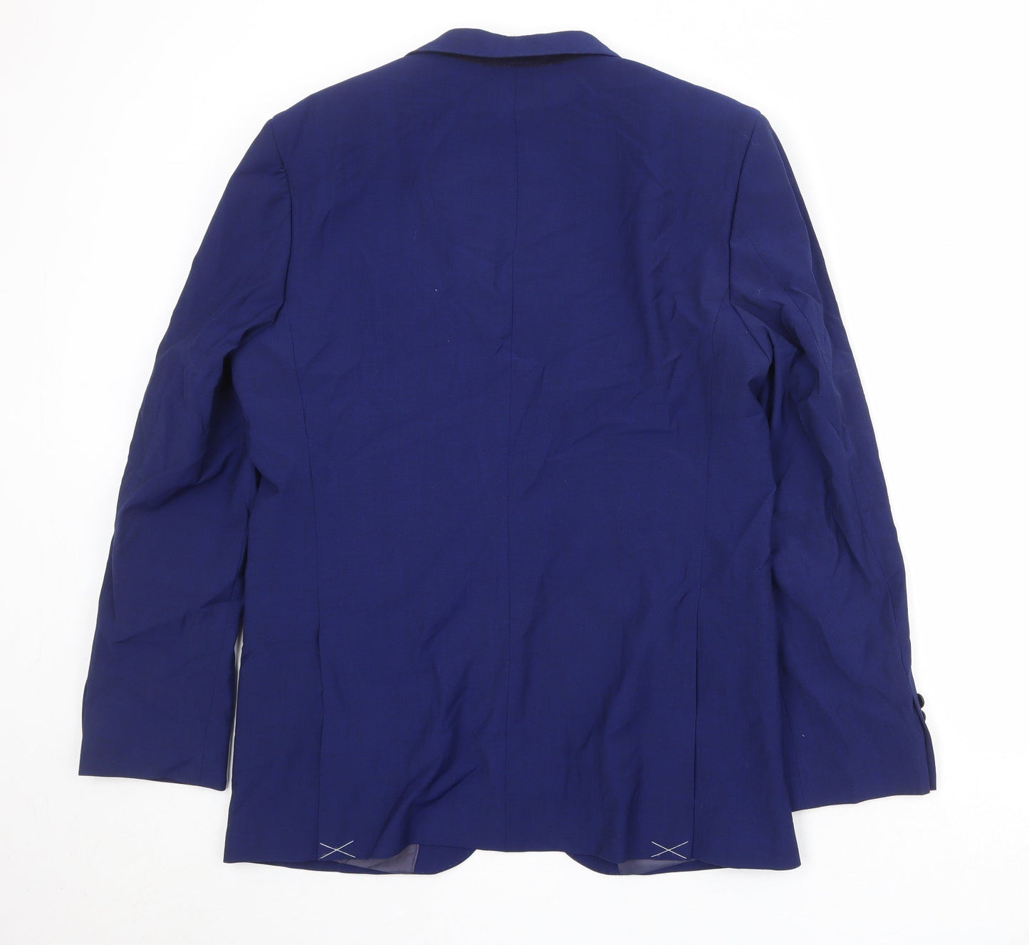 Mens UK Size 40 Marks and Spencer Regular Blue Suit Jacket