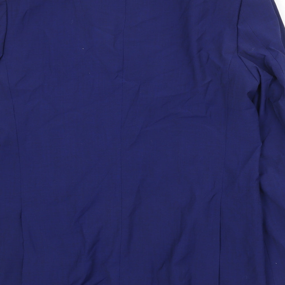Mens UK Size 40 Marks and Spencer Regular Blue Suit Jacket