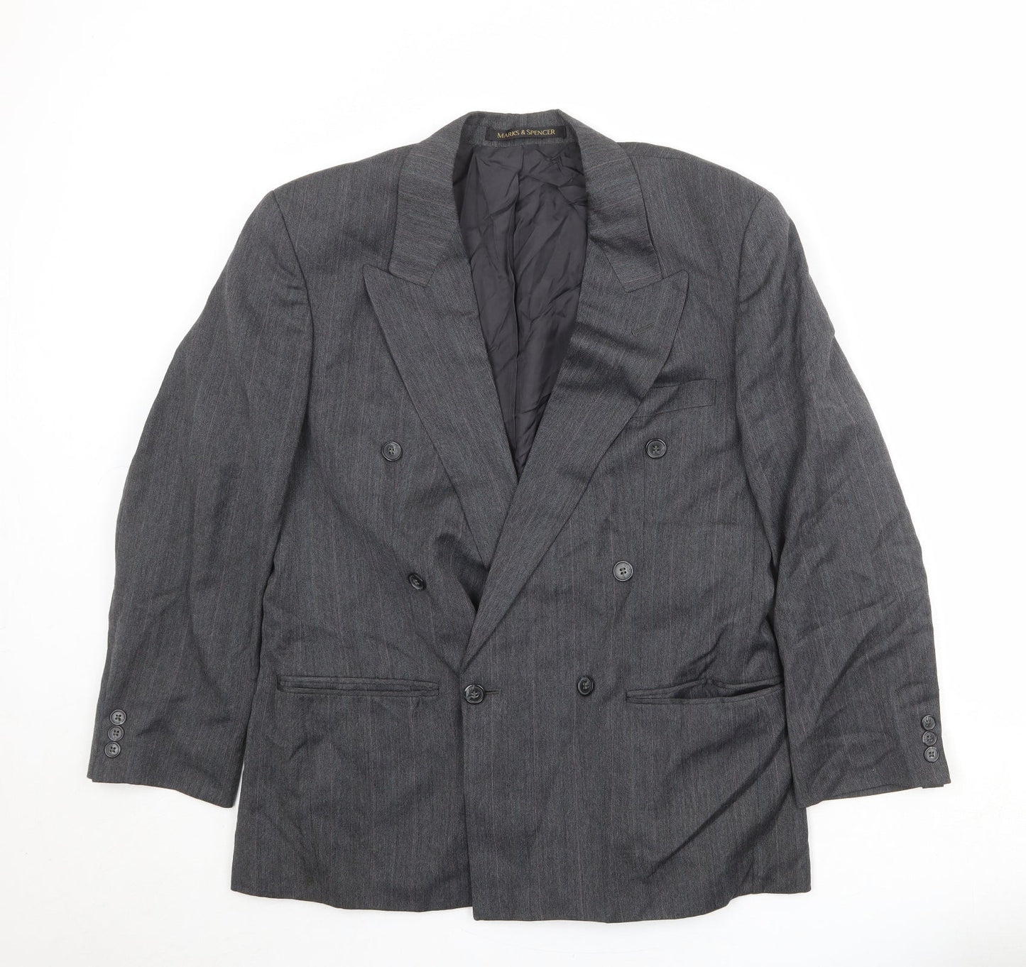 Mens UK Size 38 Marks and Spencer Regular Grey Suit Jacket