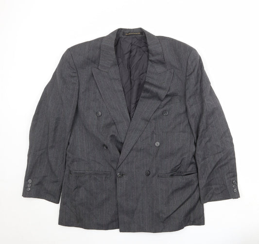 Mens UK Size 38 Marks and Spencer Regular Grey Suit Jacket