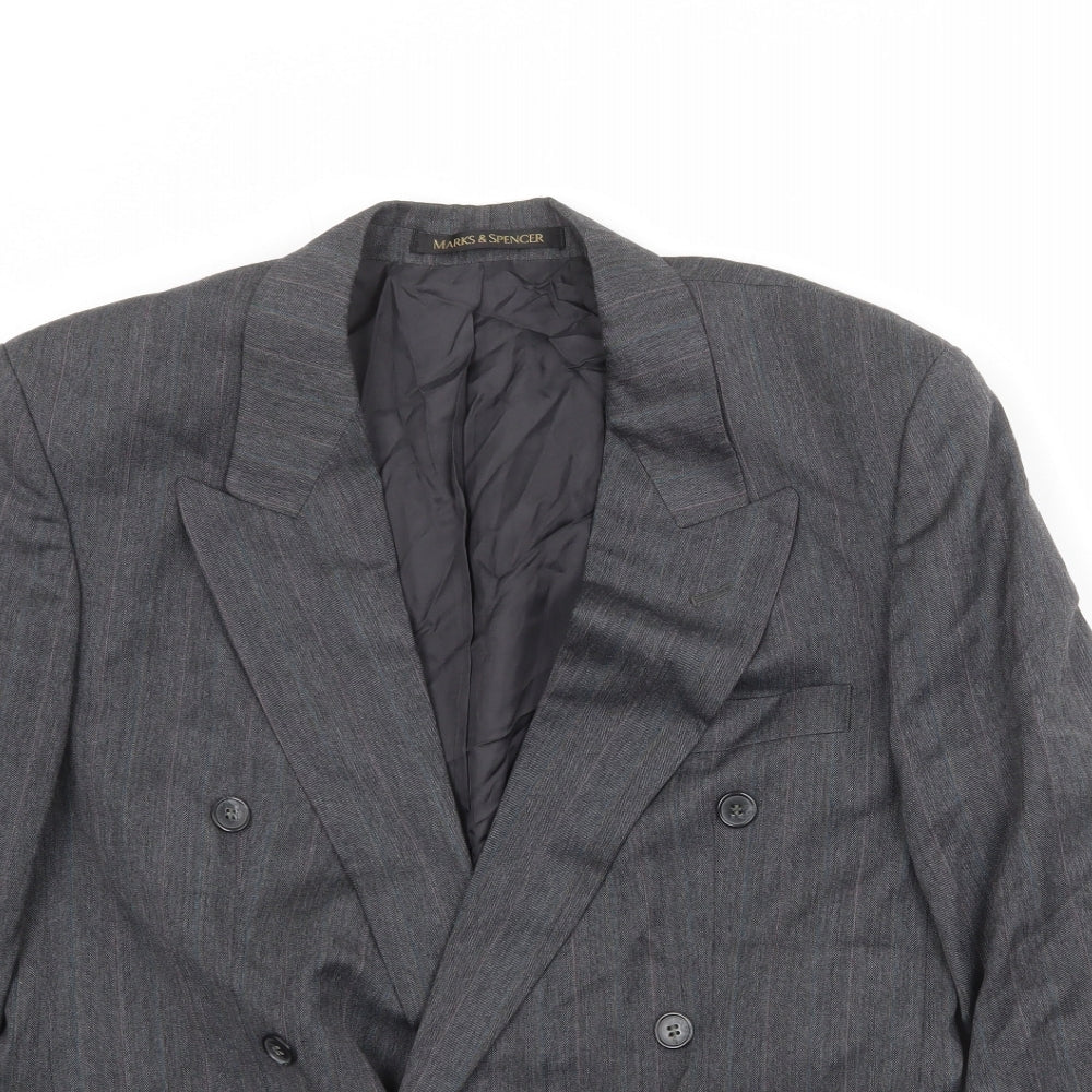 Mens UK Size 38 Marks and Spencer Regular Grey Suit Jacket