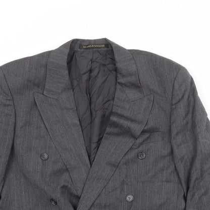 Mens UK Size 38 Marks and Spencer Regular Grey Suit Jacket