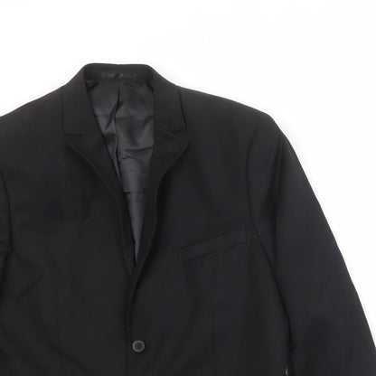 Mens UK Size 44 H&M Regular Black Suit Jacket