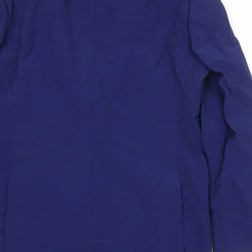 Mens UK Size 40 Marks and Spencer Regular Blue Suit Jacket