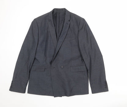 Mens UK Size 40 New Look Regular Grey Suit Jacket