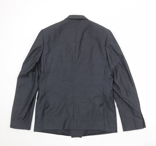 Mens UK Size 40 New Look Regular Grey Suit Jacket