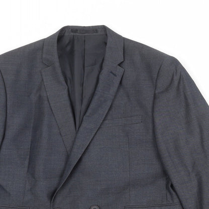 Mens UK Size 40 New Look Regular Grey Suit Jacket