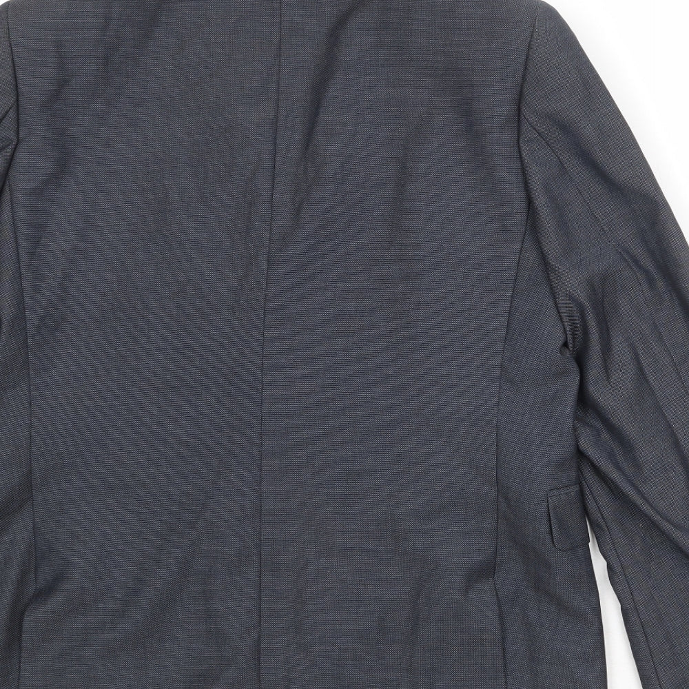 Mens UK Size 40 New Look Regular Grey Suit Jacket