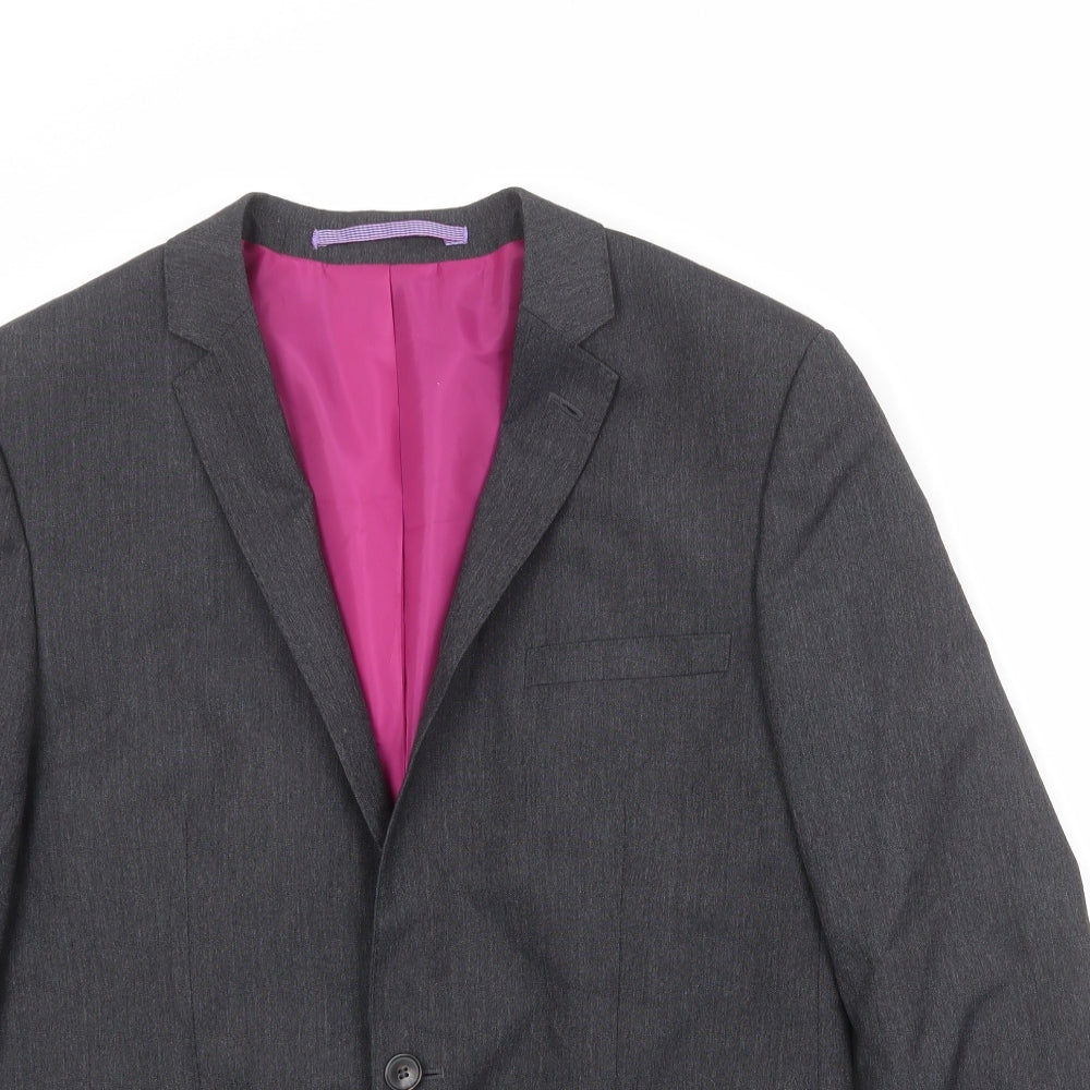 Mens UK Size 40 Marks and Spencer Regular Grey Suit Jacket