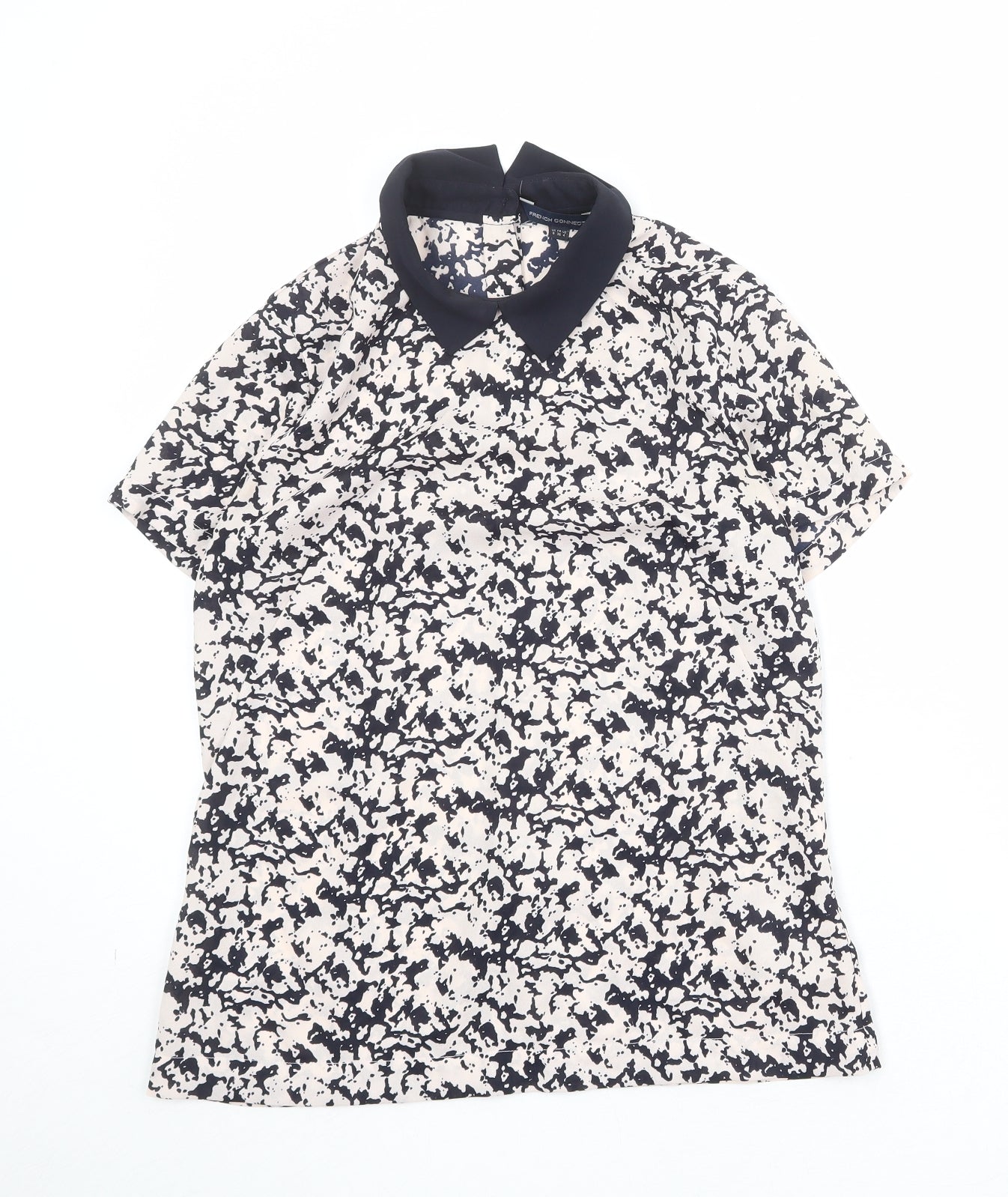 Womens UK Size 8 French Connection White Basic T-Shirt