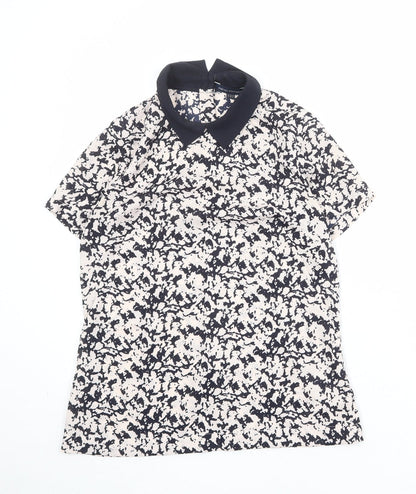 Womens UK Size 8 French Connection White Basic T-Shirt