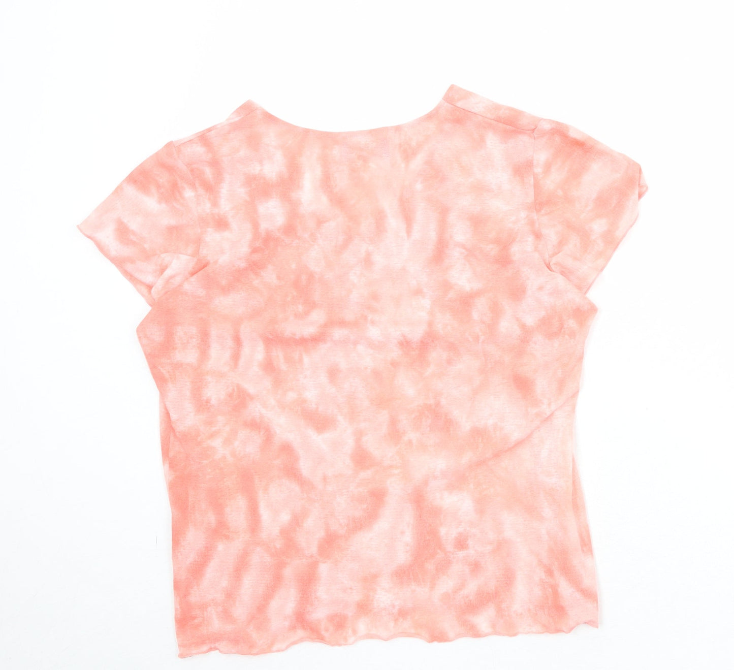 Womens UK Size M Saloos Pink Basic T-Shirt