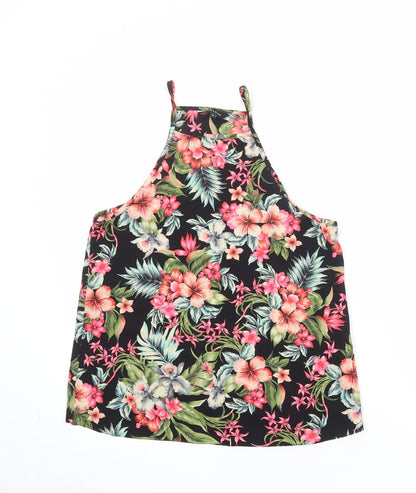 Womens UK Size 8 New Look Multicoloured Basic Tank