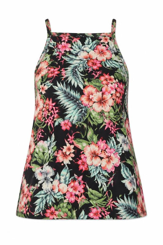 Womens UK Size 8 New Look Multicoloured Basic Tank