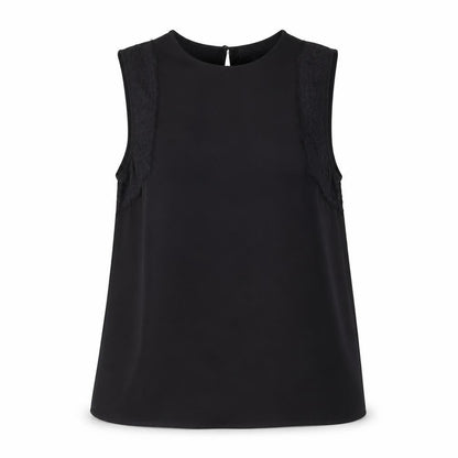 Womens UK Size 10 Warehouse Black Basic Tank