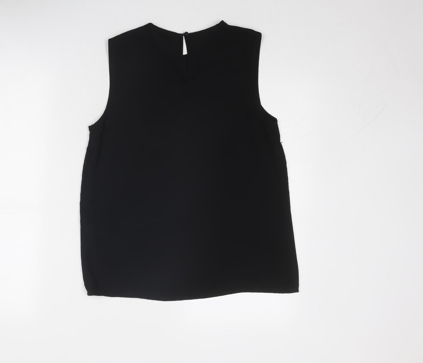 Womens UK Size 10 Warehouse Black Basic Tank
