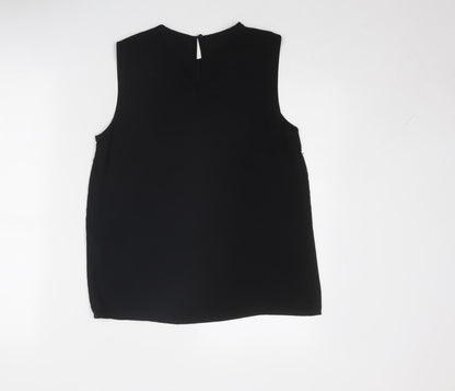 Womens UK Size 10 Warehouse Black Basic Tank