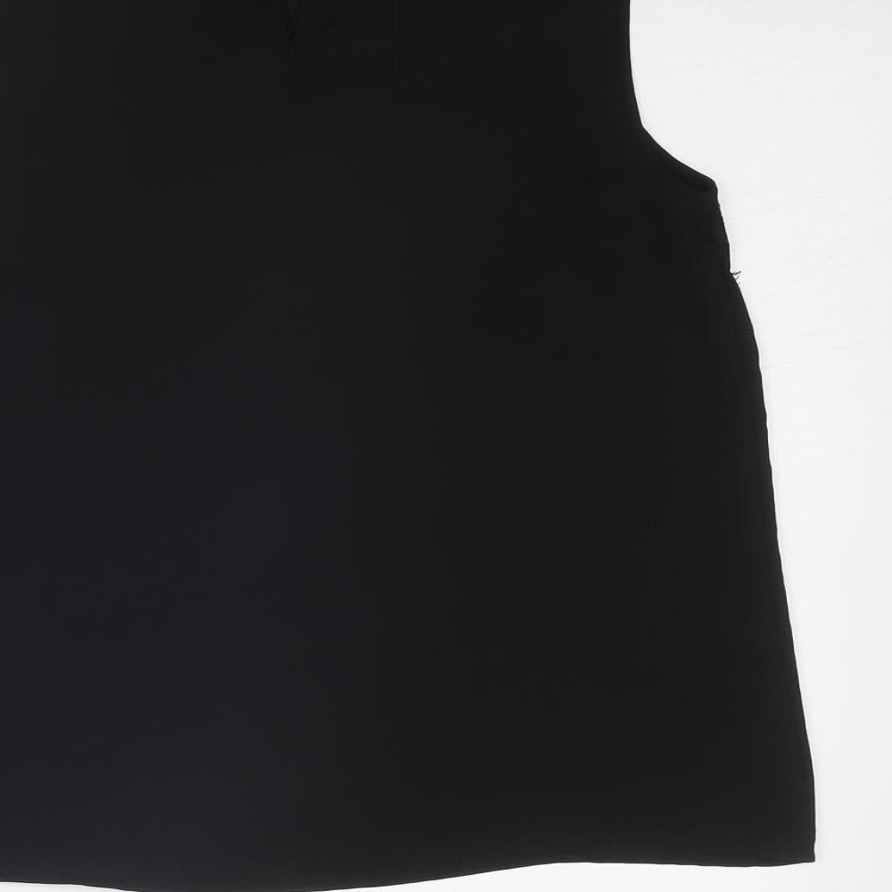 Womens UK Size 10 Warehouse Black Basic Tank
