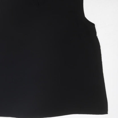 Womens UK Size 10 Warehouse Black Basic Tank