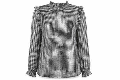 Womens UK Size 14 Cotton Traders Black Basic Blouse