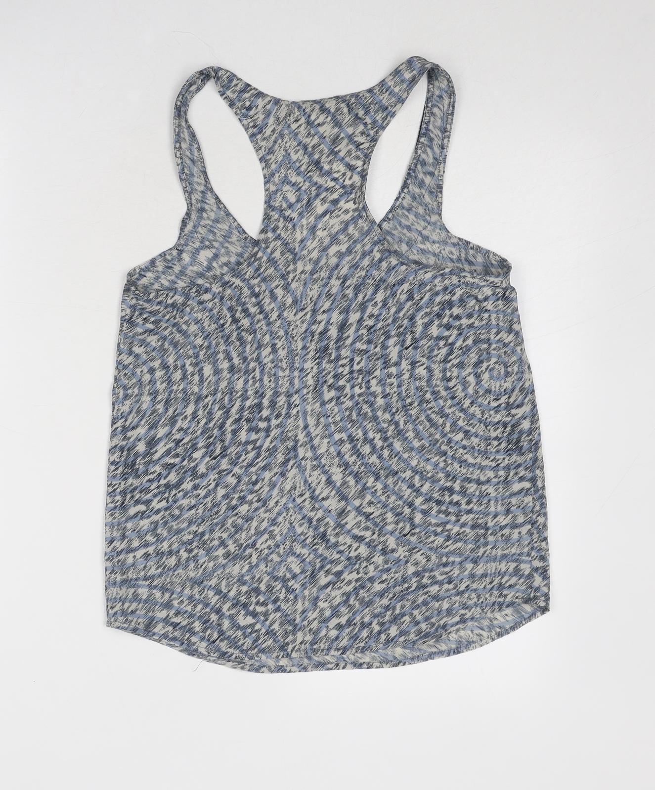 Womens UK Size XS Staring at Stars Blue Basic Tank
