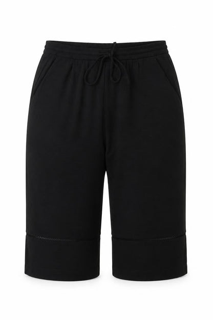 Womens UK Size L Zara Regular Fit Cropped Black Trousers