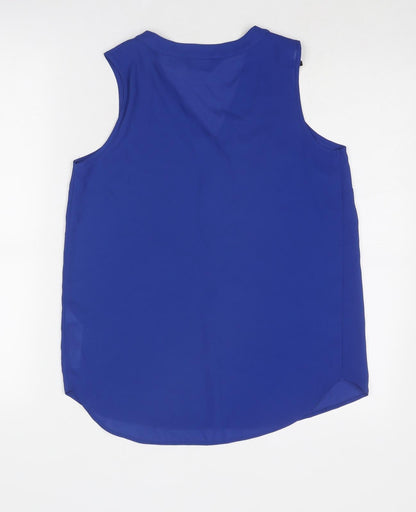 Womens UK Size 8 Dorothy Perkins Blue Basic Tank