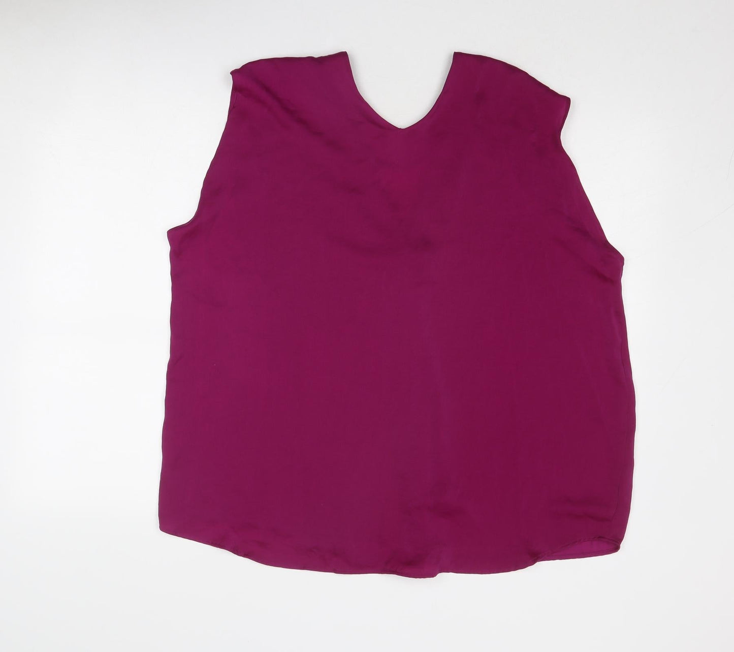 Womens UK Size 20 Marks and Spencer Purple Basic Tank