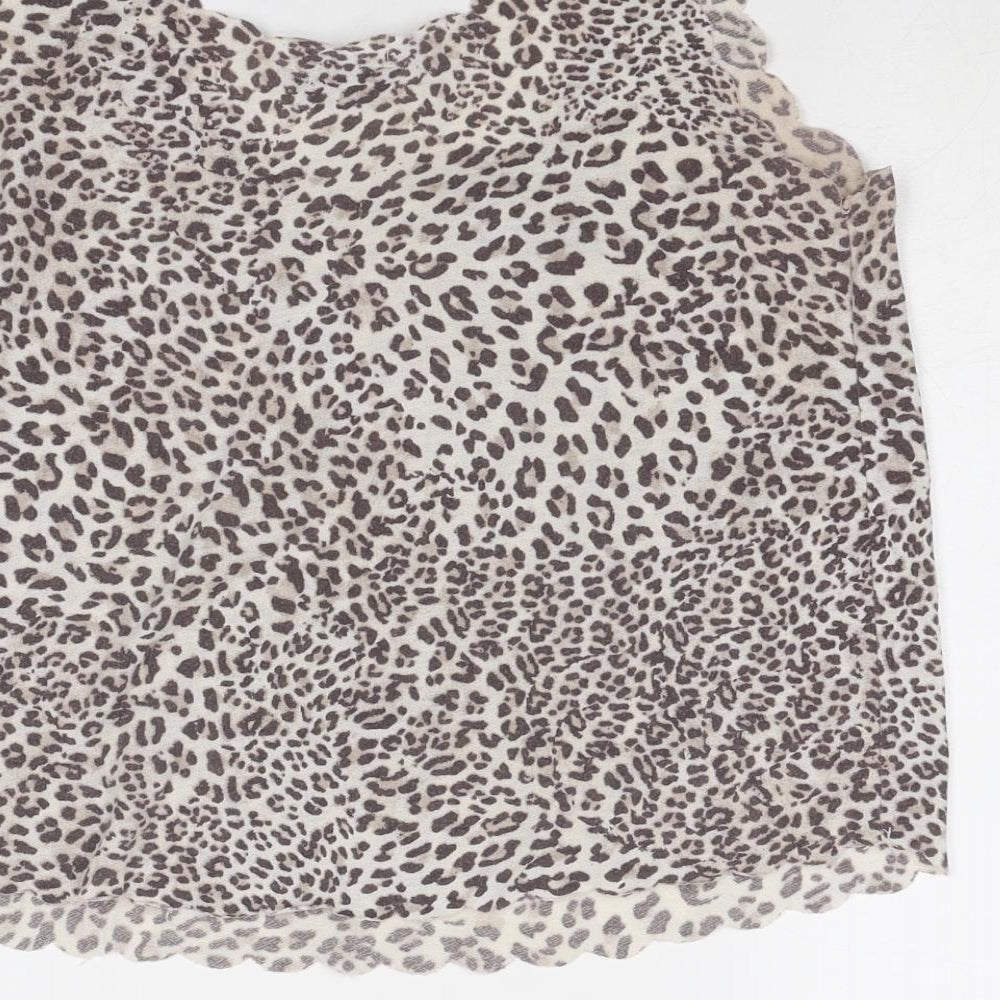 Womens UK Size 10 Internacionale Grey Basic Tank