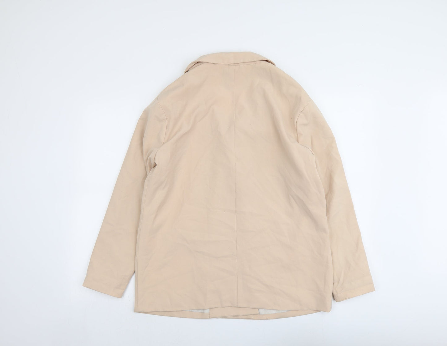 Pull&Bear Womens Pink Jacket Blazer Size L Button