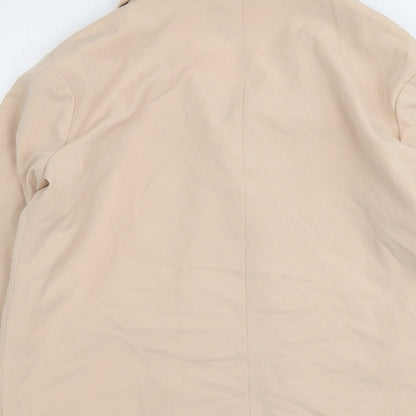 Pull&Bear Womens Pink Jacket Blazer Size L Button