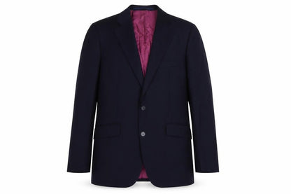 Mangas Mens Blue Polyester Jacket Suit Jacket Size 40 Regular