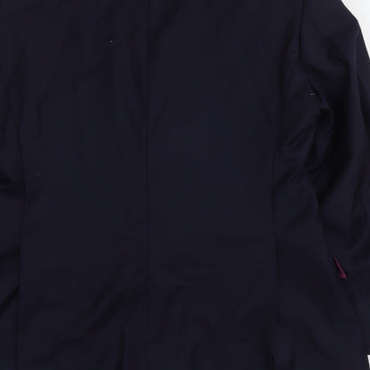 Mangas Mens Blue Polyester Jacket Suit Jacket Size 40 Regular