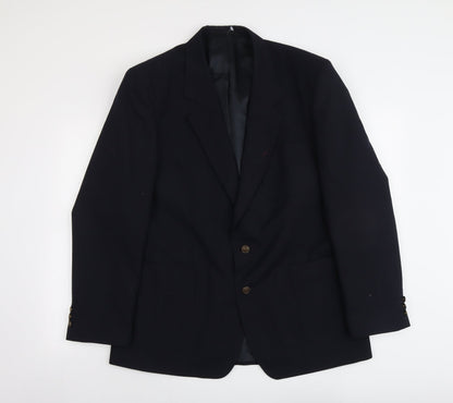Mens UK Size 44 Varteks Regular Blue Suit Jacket