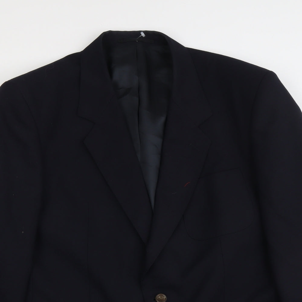 Mens UK Size 44 Varteks Regular Blue Suit Jacket