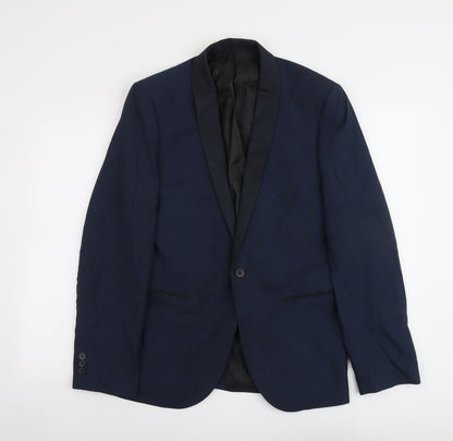 Mens UK Size 40 NEXT Regular Blue Suit Jacket