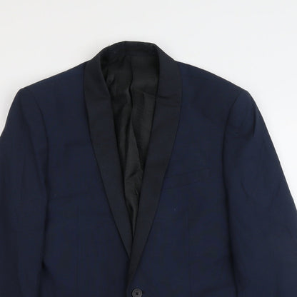Mens UK Size 40 NEXT Regular Blue Suit Jacket