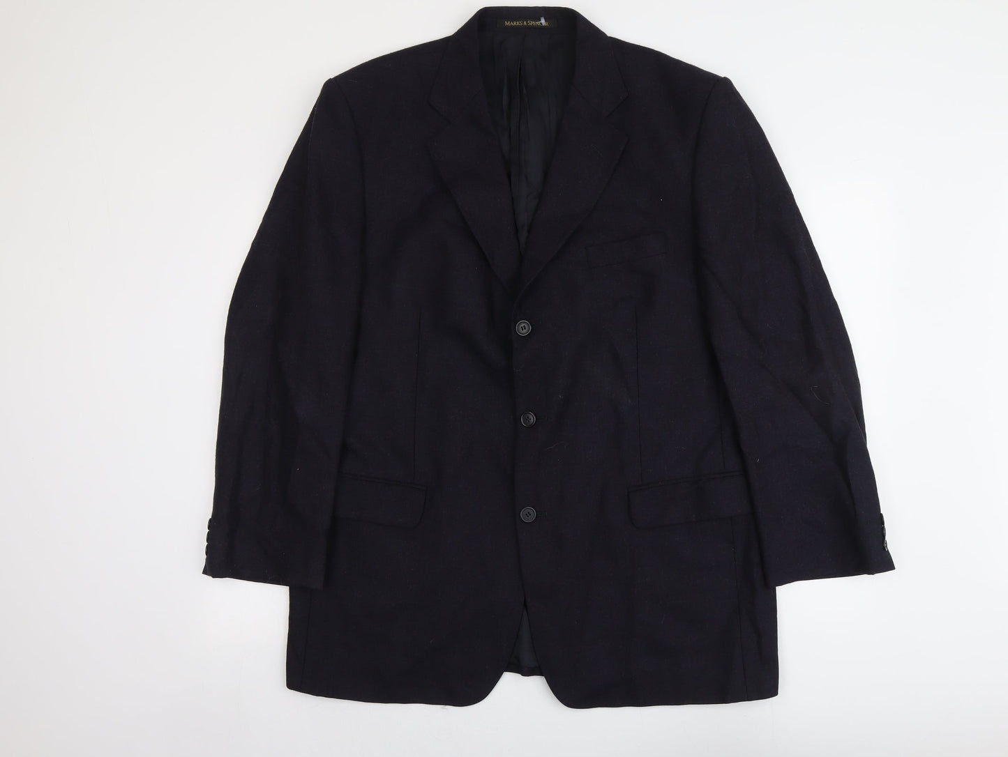 Mens UK Size 44 Marks and Spencer Regular Blue Suit Jacket