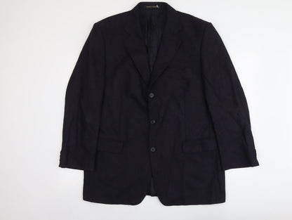 Mens UK Size 44 Marks and Spencer Regular Blue Suit Jacket