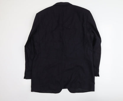 Mens UK Size 44 Marks and Spencer Regular Blue Suit Jacket