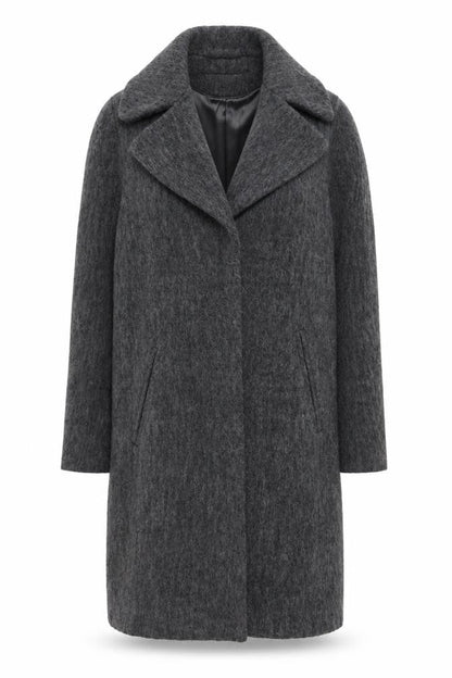 Womens UK Size XS VILA Grey Overcoat