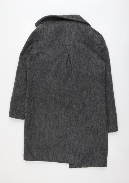 Womens UK Size XS VILA Grey Overcoat
