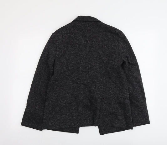 Monsoon Womens Grey Polyester Jacket Blazer Size 10 - Open