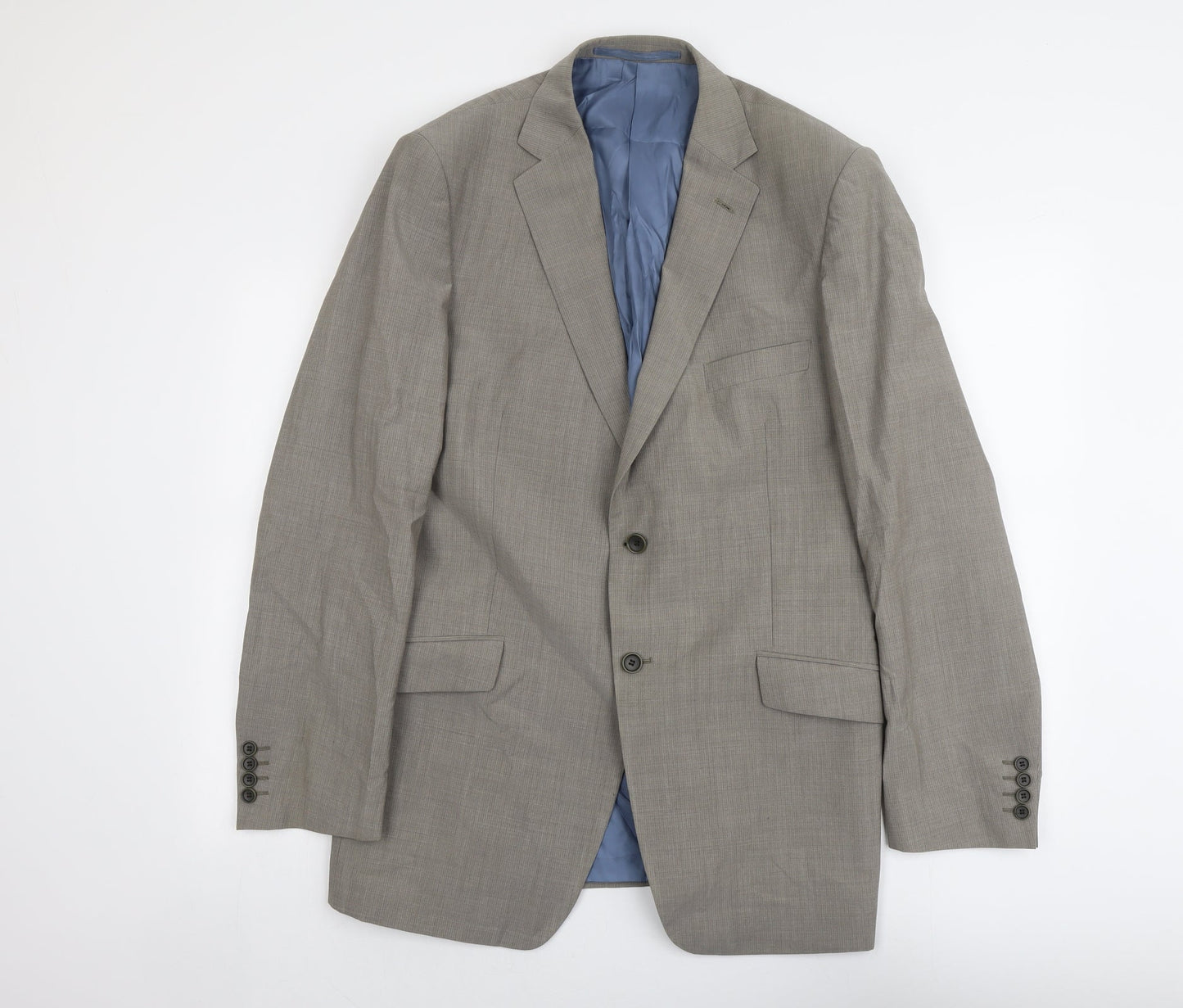 Mens UK Size 42 Marks and Spencer Regular Beige Suit Jacket