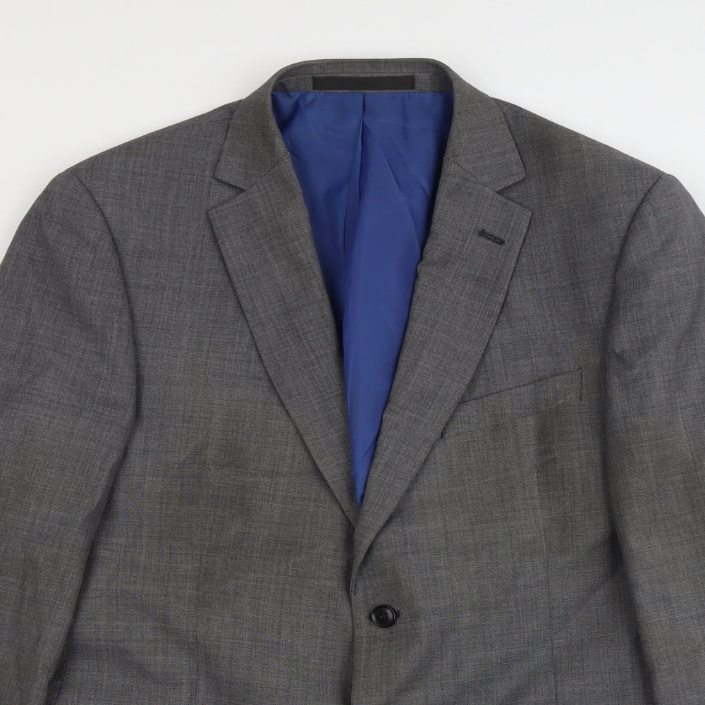 Mens UK Size 42 Marks and Spencer Regular Grey Suit Jacket