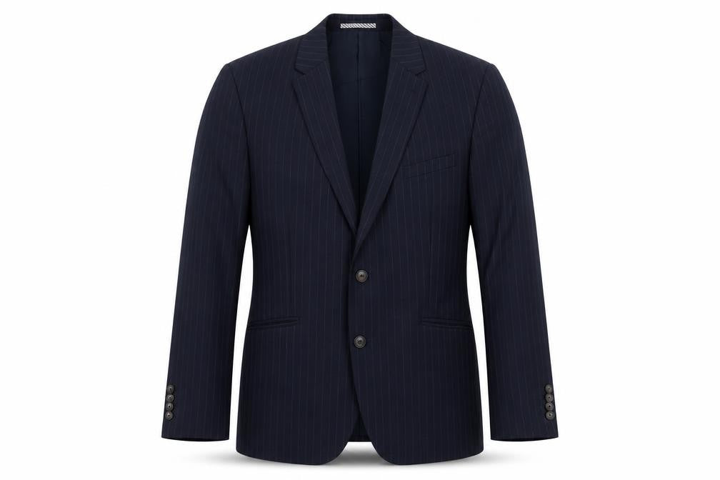 Mens UK Size 42 Marks and Spencer Regular Blue Suit Jacket