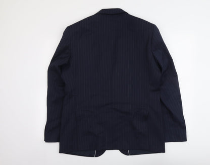 Mens UK Size 42 Marks and Spencer Regular Blue Suit Jacket