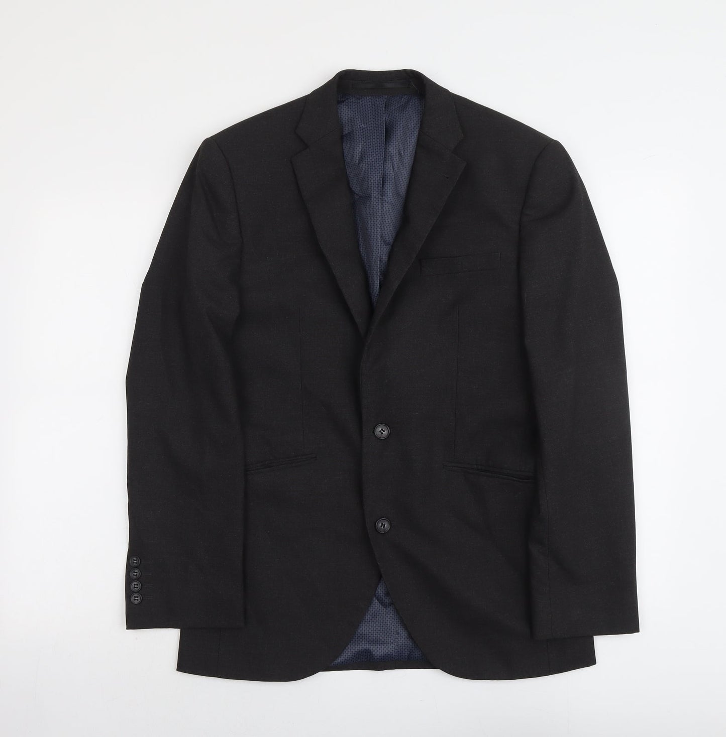 Mens UK Size 38 Brook Taverner Regular Grey Suit Jacket