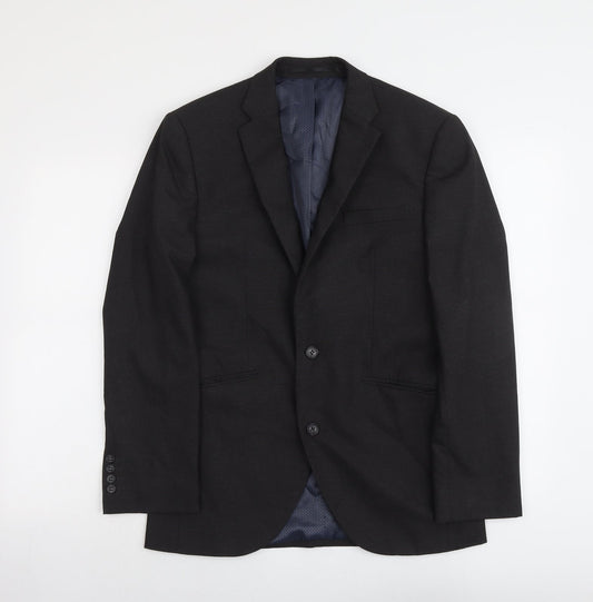 Mens UK Size 38 Brook Taverner Regular Grey Suit Jacket