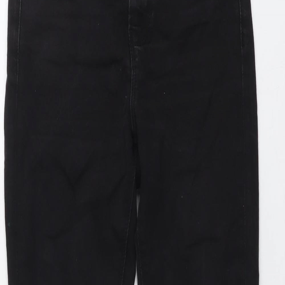 ASOS Womens Black Cotton Skinny Jeans Size 25 in L25 in Regular Button